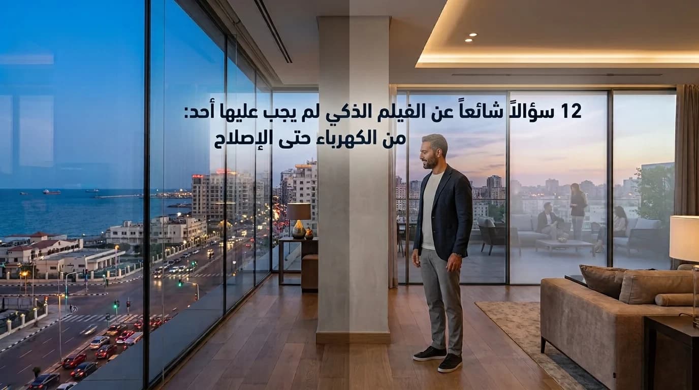 12 سؤالاً شائعاً عن الفيلم الذكي لم يجب عليها أحد: من الكهرباء حتى الإصلاح