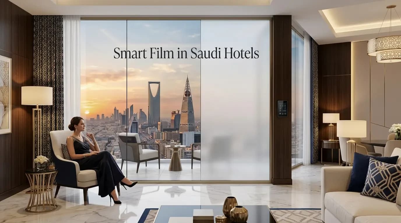 Smart Film for Hotels in Saudi Arabia How It Enhances the Guest Experience and Supports Vision 2030