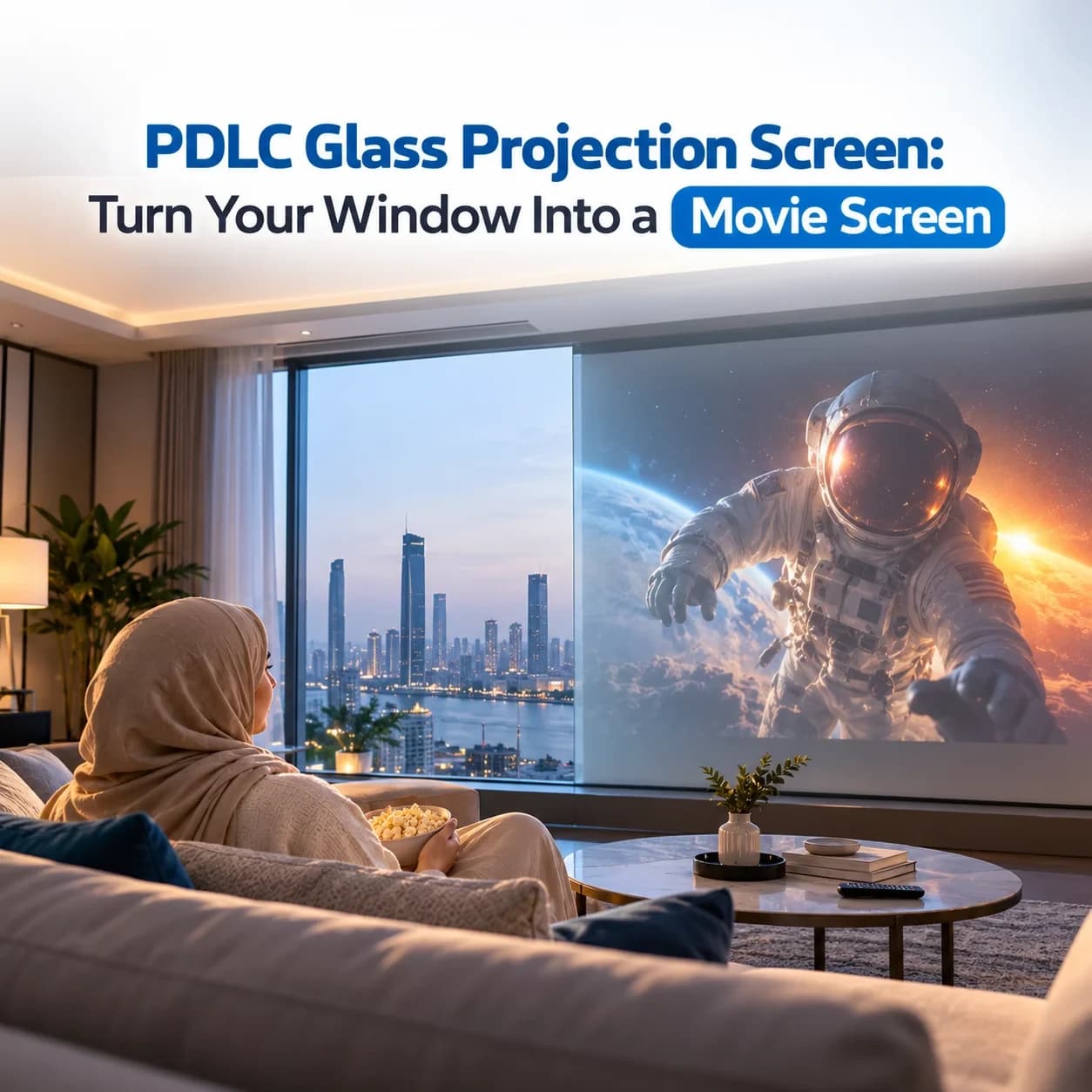 PDLC Glass Projection Screen: Turn Your Window Into a Movie Screen